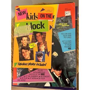 New Kids On The‎ Block NKOTB Vintage Scrapbook Photo Book Special
